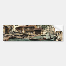 Rio di San Trovaso, classique Photochr de Venise,  Adhésif Pour Voiture