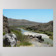 Rio Grande le Rivière-Texas Affiches