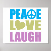 Rire d'amour de paix posters