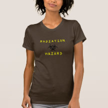 Risque d'irradiation t-shirts