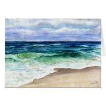 Rivage du Jersey Cartes De Vœux