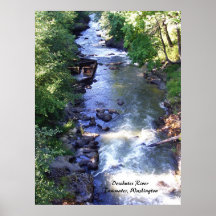 Rivière de Deschutes Affiche