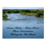 Rivière de Teton, Idaho Carte Postale