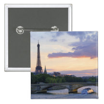 Rivière la Seine Badges Avec Agrafe