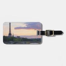 Rivière la Seine Étiquette De Bagages