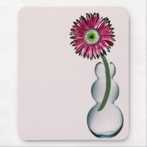 Riyah-Li conçoit la fleur et le vase tapis de souris