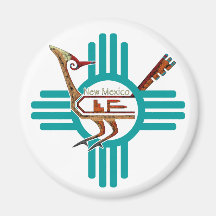 Roadrunner du Nouveau Mexique Magnets Pour Réfrigérateur