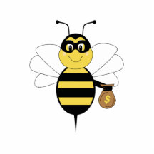 RobBee gaffent l'ornement d'abeille Photo En Relief