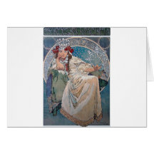 Robe bleue de dame de hyacinta de princesse de Muc Carte