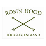 Robin Hood de locksley Cartes Postales
