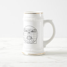Robot de da Vinci Vitruvian Tasse