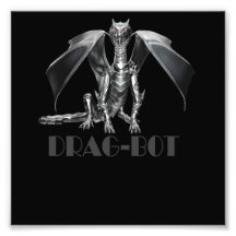 robot de dragon de bot d'entrave impressions photographiques