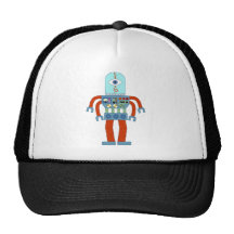 Robot effrayant de globe oculaire casquettes de camionneur