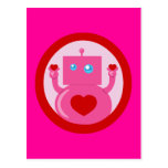 Robot mignon d'amour cartes postales