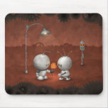 Robots dans l'amour tapis de souris