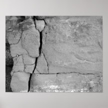 Roche avec des fissures posters