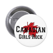 Roche canadienne de filles badge