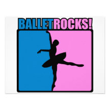 Roche de ballet ! cartons d'invitation