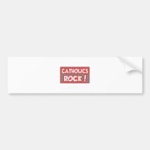 Roche de catholiques ! adhésif pour voiture