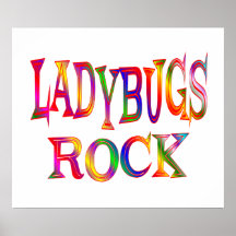 Roche de coccinelles posters