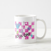 Roche de damier tasses