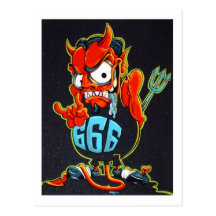 Roche de diable carte postale