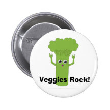 Roche de légume ! badge avec épingle