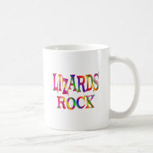 Roche de lézards tasse à café