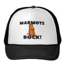Roche de marmottes casquettes de camionneur