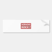 Roche de mormons ! autocollants pour voiture