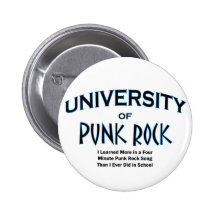 roche de musique-punk pin's avec agrafe