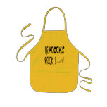 Roche de paons ! Tablier
