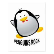 ROCHE DE PINGOUINS CARTE POSTALE