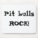 ROCHE de pitbulls ! Tapis De Souris