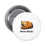 Roche de renards ! badges avec agrafe