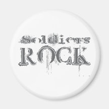 Roche de soldats magnets pour réfrigérateur