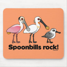 Roche de spatules ! tapis de souris