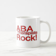 Roche de thérapeutes d'aba (rouge) tasses