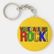 ROCHE de végétariens Porte-clefs