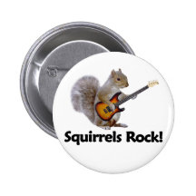 Roche d'écureuils ! badge avec épingle