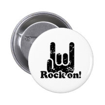 Roche dessus badges avec agrafe