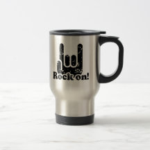 Roche dessus mugs à café