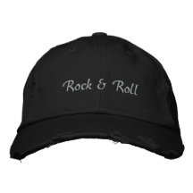 Roche et casquette de baseball légère brodée par p