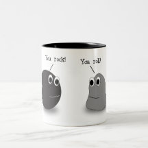 Roche et petit pain mug