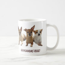 Roche et règle de tasse de chiwawas