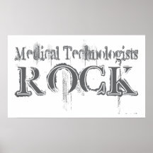 Roche médicale de technologues affiche
