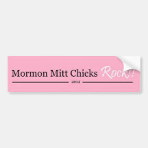 Roche mormone de poussins de gant adhésif pour voiture