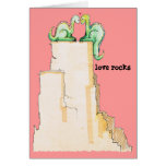 Roches d'amour de Dino Carte De Vœux