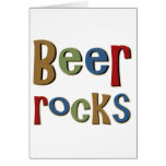 Roches de bière carte de vœux