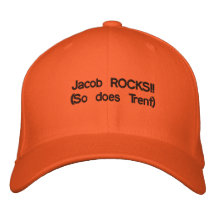 ROCHES de Jacob ! ! (Fait ainsi Trent) Chapeaux Brodés